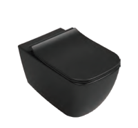 Унитаз ISVEA VEA Cubo подвесной 338*510*400 черный матовый 10VA02001SV-2N