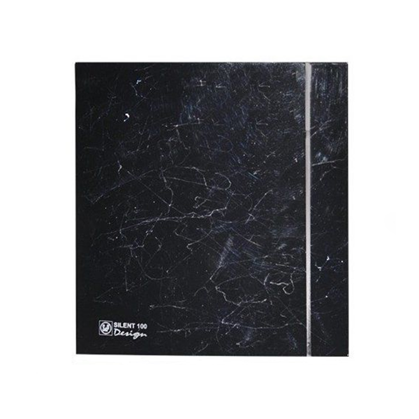 Вентилятор S&P SILENT-100 CZ MARBLE BLACK DESIGN – 4C