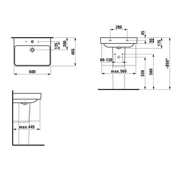 Раковина Laufen 8109630001041