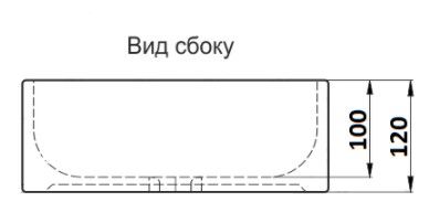 Раковина накладная CeramaLux 9423