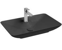 Раковина ISVEA SistemaY Clear накладная 644*395*125 1 цвет антрацит матовый 10SY50065SV-2C