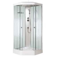 Душевая кабина Niagara Ultra NG-2306-01 (90х90х220) низкий поддон(16см),стекло мозаика,4 места