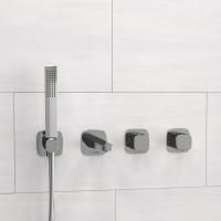 Встраиваемый комплект для ванны WasserKRAFT с лейкой и изливом A8651.312.314.326.087.103