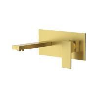 Встраиваемый смеситель для раковины D&K Bayern.Liszt DA1514407, матовое золото