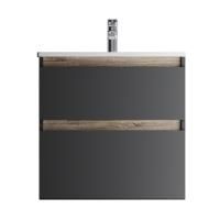 M85AFHX0652BM X-Joy База под раковину AM.PM, подвесная, 65 см, 2 ящика, черный матовый