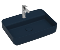 Раковина накладная ISVEA Infinity 55 прямоугольная 55см, цвет синий матовый 10NF66055SV-2Z