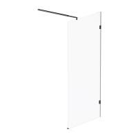 W94WI-90-F1-BTE Душевая перегородка AM.PM X-Joy 90x195, стекло прозр. 6 мм + покрытие, фурнитура черный