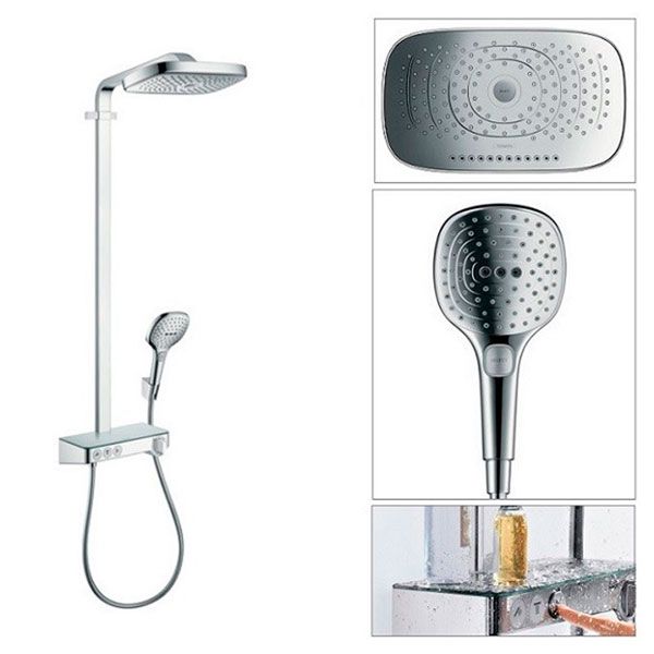 Душевая система Hansgrohe Raindance Select E 300 3jet Showerpipe [27127000]