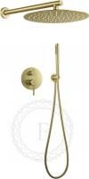 Душевая система скрытого монтажа FILARETE Roun FL1023 (Матовое золото)