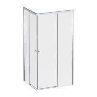 W94G-403-100280-MT1K X-joy Душевое ограждение AM.PM прямоугольн.,раздвиж.двери 100x80 хром мат