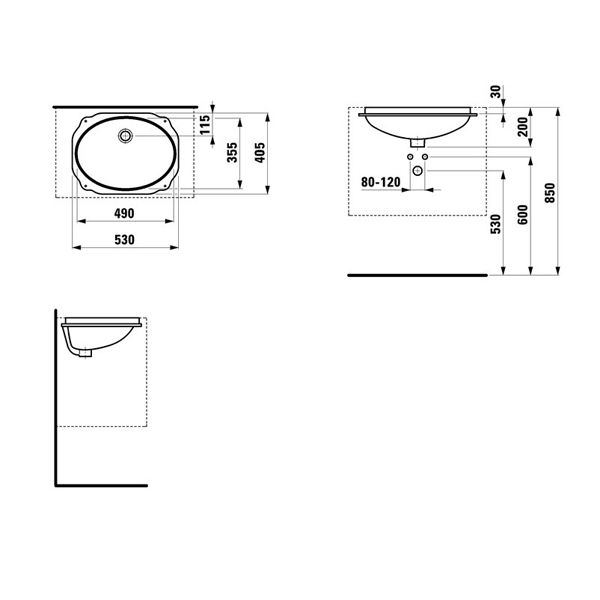 Раковина врезная Laufen 8111910000001