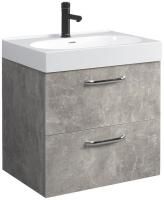 Тумба под умывальник Belux Стокгольм НП 60-02 Бетон Чикаго светло-серый