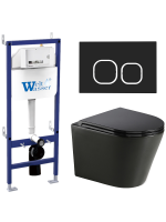 Комплект инсталляции с унитазом Weltwasser BAMBERG 460 + SALZBACH 043 MT-BL + BAMBERG BL