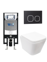 Комплект инсталляции с унитазом Weltwasser AMBERG 497 + GELBACH 043 MT-WT + AMBERG RD-BL