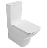 Унитаз ISVEA Soluzione напольный 345*645*400 белый c бачком и сиденьем с крышкой с микролифтом 10SZ04002SV/10BPS1002SV/40S40200I