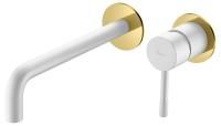 Смеситель для раковины Boheme Uno 465-WG С ВНУТРЕННЕЙ ЧАСТЬЮ white gold