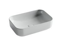 Умывальник чаша накладная прямоугольная Ceramicanova Element 510*340*140мм, Белый, CN5043