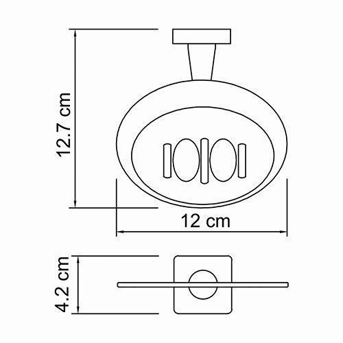 Мыльница решетка WasserKRAFT Lippe K-6569