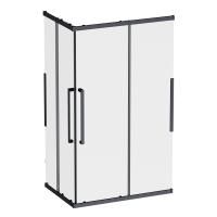 W84G-403-12080-BТ Душевое ограждение AM.PM Func Square Slide 120х80, черный, прозрачное