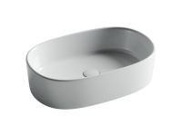 Раковина накладная овальная Ceramicanova Element 561*359*149, белый, CN6075