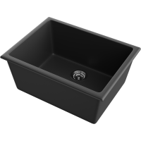 Кухонная мойка Omoikiri Okinoshima 61-U/I-BL Natceramic/черный 4997063