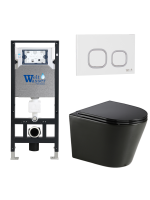 Комплект инсталляции с унитазом Weltwasser AMBERG 506 + SALZBACH 043 GL-BL + AMBERG RD-WT