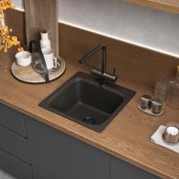 Кухонная мойка Reflexion Base RX0743BL, черный