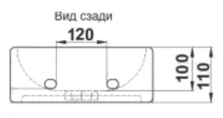 Раковина подвесная CeramaLux 7781