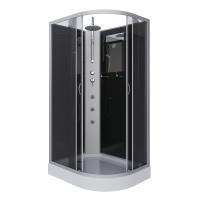 Душевая кабина Niagara Classic NG-3512-14LBKTG (120х80х210) низкий поддон(13см),стекло тонированное,3 места