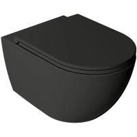 Унитаз ISVEA VEA Rondo подвесной 365*510*400 черный матовый 10VA02002SV-2N