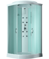 Душевая кабина Timo eco TE-0709  90*90*218, турецкая баня хамам, стульчик прозрачный