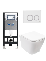 Комплект инсталляции с унитазом Weltwasser AMBERG 506 + GELBACH 043 MT-WT + AMBERG RD-WT