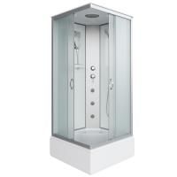 Душевая кабина Niagara Classic NG-1108-14G (90х90х215) средний поддон(26см),стекло матовое,4 места с полкой