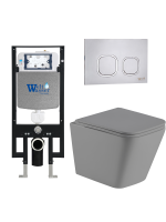 Комплект инсталляции с унитазом Weltwasser AMBERG 497 + GELBACH 041 MT-GR + AMBERG RD-MT CR