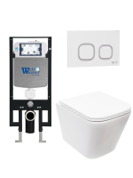 Комплект инсталляции с унитазом Weltwasser AMBERG 497 + GELBACH 043 MT-WT + AMBERG RD-WT