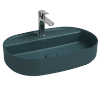 Раковина накладная ISVEA Infinity 60 овальная 60см цвет изумрудный матовый 10NF65060SV-2P