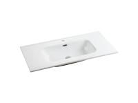 Умывальник накладной прямоугольный Ceramicanova Element 1010*465*180мм, белый, CN7003