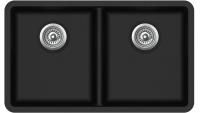 Кухонная мойка AquaSanita Arca SQA 200 601 W black metallic
