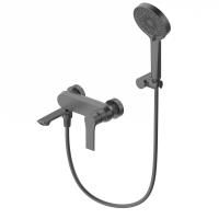 Смеситель для ванны с душем WONZON & WOGHAND, Темный графит (WW-88037079-BGM)