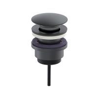 Донный клапан для раковины WONZON & WOGHAND, Темный графит (WW-88SS07-BGM)