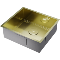Кухонная мойка Omoikiri Kasen 49-16-INT-LG нерж. сталь/светлое золото 4997054
