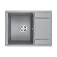 Мойка Paulmark FLUGEN 50-650 PM216550-GRM 500х650х200 мм, IT-GRANIT, серый металлик