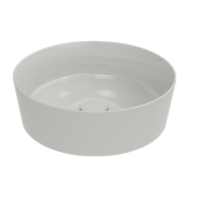 Раковина накладная ISVEA Peak 10PE65038SV круглая 38 см без цвет белый 10PE65038SV