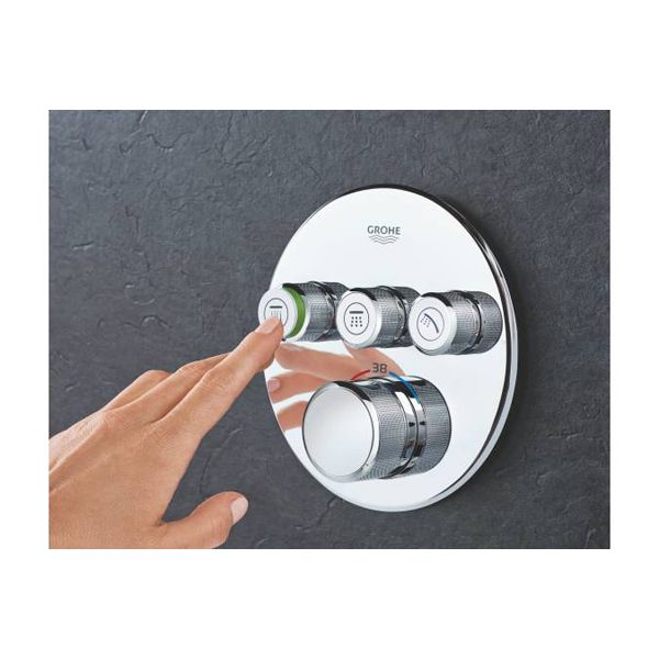 Смеситель скрытого монтажа Grohe Grohtherm SmartControl 29121000 (хром)