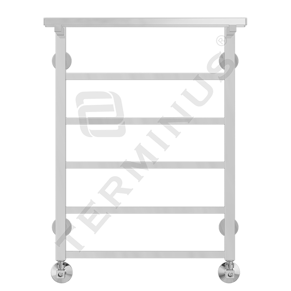 Полотенцесушитель Terminus Контур с полкой П6 с полкой 500х700