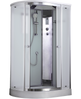 Душевая кабина Timo Comfort T-8802R Fabric Glass  120*85*220+турецкая баня хамам+стульчик прозрачный