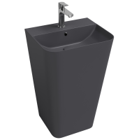 Раковина ISVEA Sott'Aqua напольная 500*420*830 1 цвет антрацит матовый 10SQ37001SV-2C