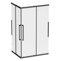 W84G-403-12090-BТ Душевое ограждение AM.PM Func Square Slide 120х90, черный, прозрачное