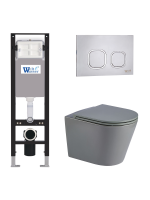 Комплект инсталляции с унитазом Weltwasser AMBERG 350 + SALZBACH 043 MT-GR + AMBERG RD-MT CR