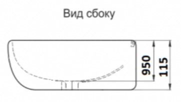 Раковина накладная CeramaLux 9397